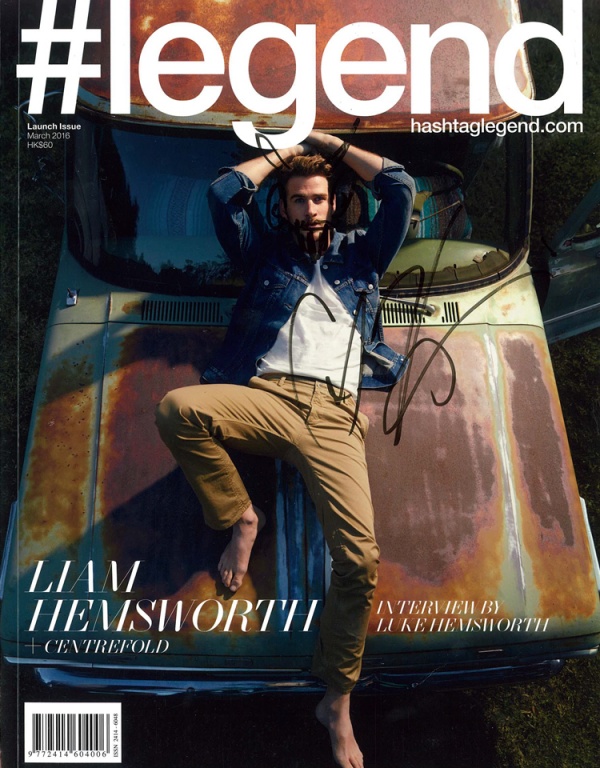 Chris Hemsworth's work on Liam's #legend cover
